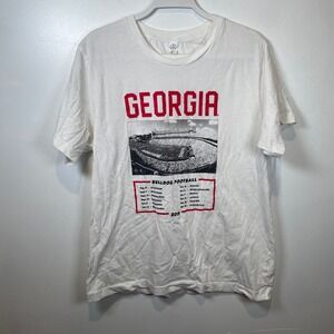 Alternative Apparel Georgia Bulldogs Football T-Shirt White‎ Large